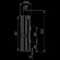 Дымоход с регистром Окаменевшее дерево перенесённый рисунок + Змеевик, d-115, L=1000 мм (Feringer) в Перми