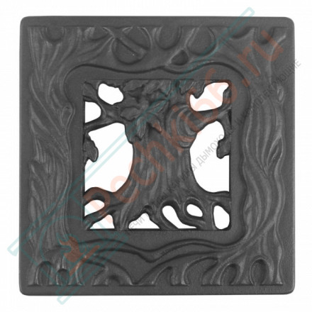 Решетка чугунная вентиляционная РВ-2 "Дуб" (Рубцовск-Литком)