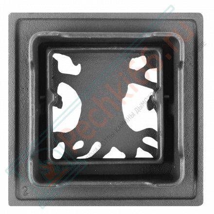 Решетка чугунная вентиляционная РВ-2 "Дуб" (Рубцовск-Литком)