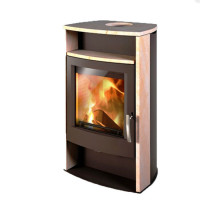 Печь-камин Alvesta, Коричневый/песчанник (Thorma) до 190 м3