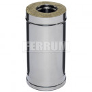 Сэндвич труба для дымохода L=0,5м (НЕРЖ-430/0,5-ОЦИНК/0,5) d-130/200 (Ferrum GS-Z)