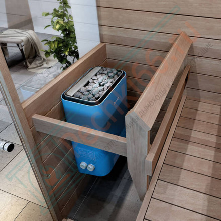 Печь для сауны VIENNA 60 STS (6 кВт, цвет хром, 12/20 кг камней)