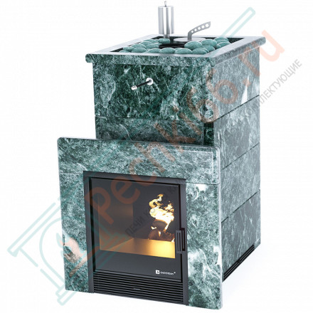 Печь для бани Сочи в змеевике с открытым верхом (ИзиСтим)