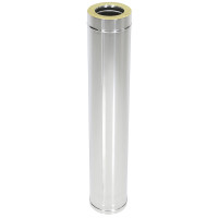 Сэндвич труба Термо L 1000 TТ-Р (304-0.8/304) d-120/220 (ТиС Стандарт) Сэндвич труба Термо L 1000 TТ-Р (304-0.8/304) d-120/220 (ТиС Стандарт)