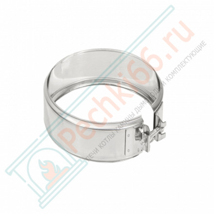 Хомут трубный на болте (430-0,5) d-200 (ТиС)
