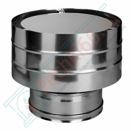 Дефлектор на трубу с изол (НЕРЖ-321/0,5-НЕРЖ-439/0,5) d-250/330 (Дымок-Lux)