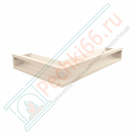 Каминная решетка угловая Luft 60X40X9 бежевая (Kratki)