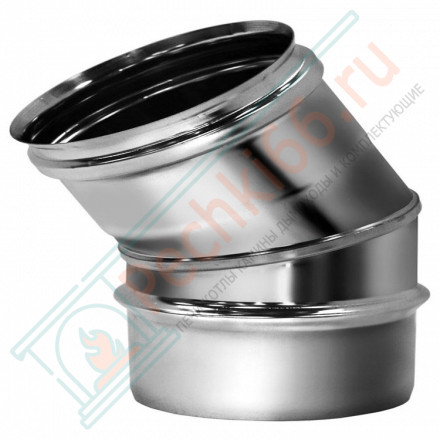 Отвод одностенный 30° (AISI-310S/0,8мм) d-200 (Вулкан)