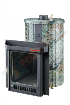 Дровяная банная печь Ферингер ОПТИМА "Жадеит перенесённый рисунок" до 28 м³