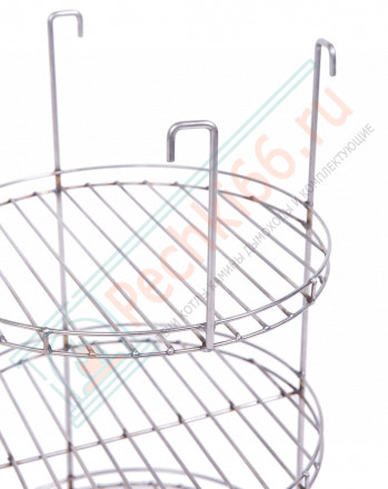 Этажерка 3х ярусная с бортиком d-290 мм (Россия)