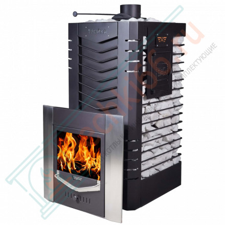 Банная печь для Русской бани № 06МС 02 сетка (Тройка) до 24 м3