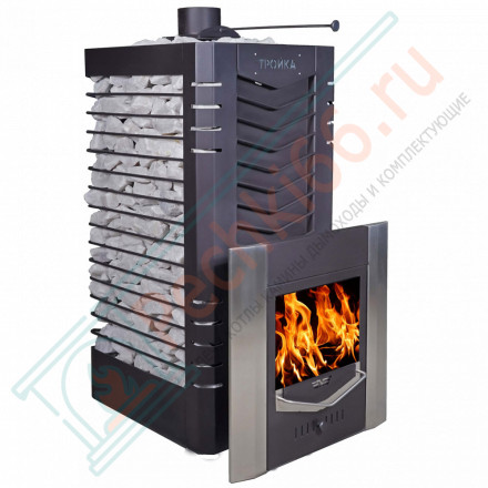 Банная печь для Русской бани № 06МС 02 сетка (Тройка) до 24 м3