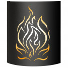 Абажур BLACK (AISI 430) тип 1 "Огонь" (Везувий)