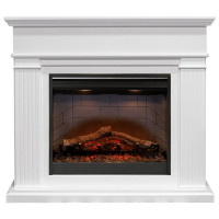 Каминокомплект Adagio - Белый с электрическим очагом Symphony 26'' DF2608-INT
