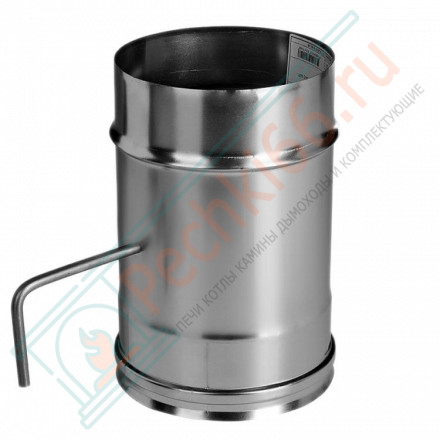 Задвижка без изол (НЕРЖ-321/0,8) d-200 (Дымок-Lux)