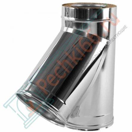 Тройник 45° V50R с изол (AISI-321/0,8-ОЦИНК-RAL/0,5) d-250/350 (Вулкан)