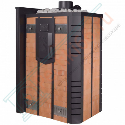 Печь для русской бани № 06МК-30 в кирпичном кожухе (Тройка) до 30 м3