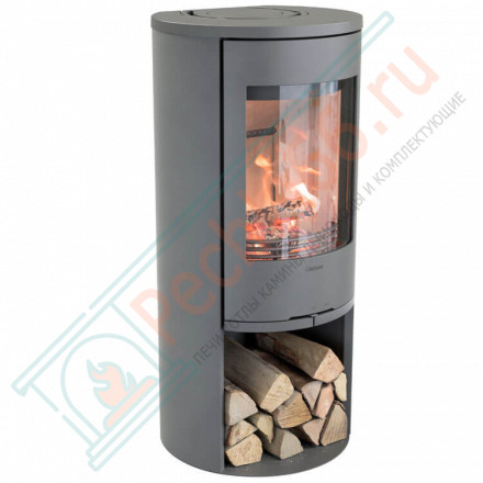 Печь-камин 510:1 Style, верх чугун, цвет серый (Contura)