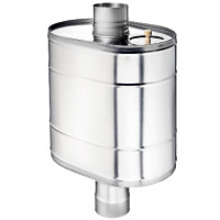 Натрубный бак для воды (НЕРЖ-439/0,8мм) 70 л, d-130 (УМК)