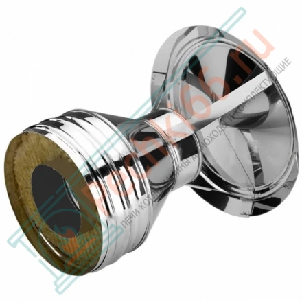 Зонт V50R с изол (AISI-321/0,8-ОЦИНК-RAL/0,5) d-300/400 (Вулкан)