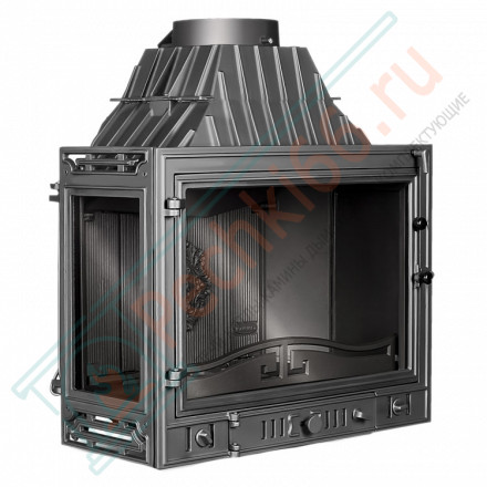 Чугунная топка W3 LB, с левым стеклом (Kaw-Met)