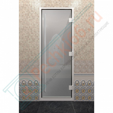 Стеклянная дверь DoorWood «Хамам Престиж Сатин» 2000х700 мм