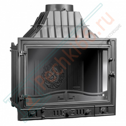 Чугунная топка W3 PB, с правым стеклом (Kaw-Met)