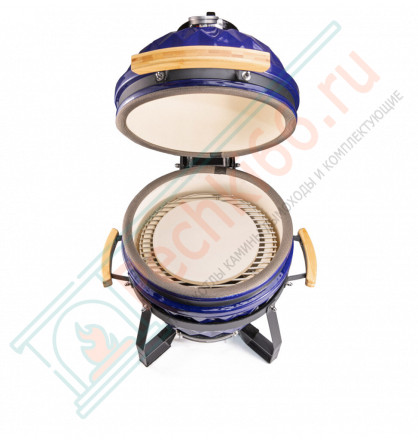 Керамический гриль Diamond Egg S синий