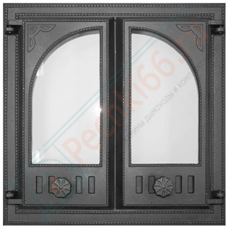 Дверка каминная чугунная K501 410*410 мм (FireWay) в Перми