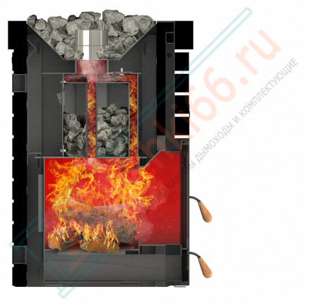 Дровяная банная печь Grill'D Retro World Long