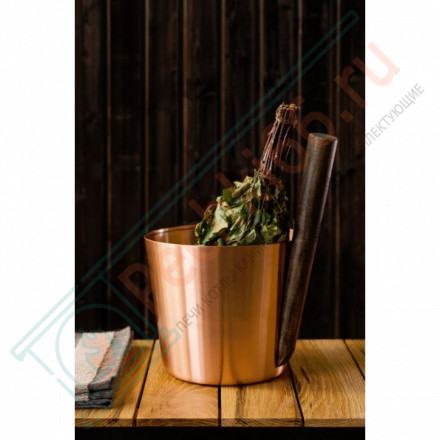 Бадья для сауны алюминиевая Rento, серый (Tammer-Tukku)