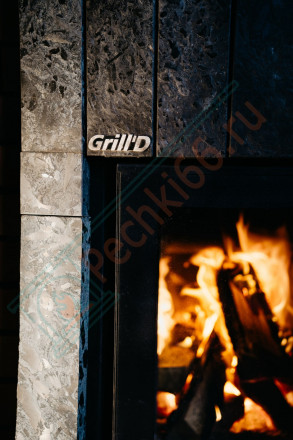 Дровяная банная печь Grill'D Shaman Long (2 каменки)