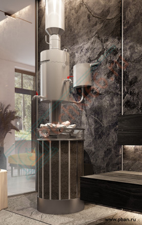 Печь для бани Услада Керама 20К, с дверцей ПлаZма (Жара)