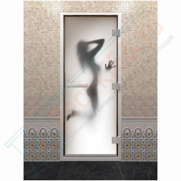 Стеклянная дверь DoorWood «Хамам фотопечать» 200х80 (по коробке) в Перми