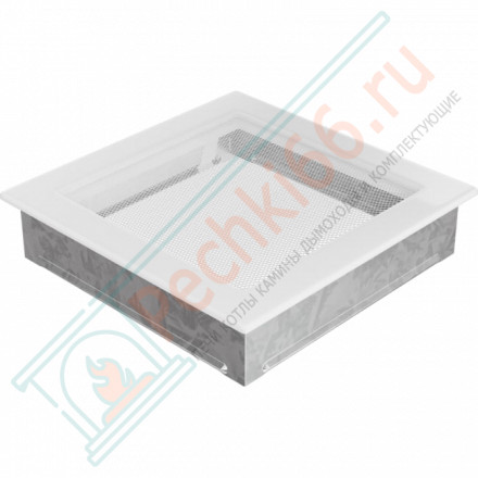 Решётка вентиляционная каминная белая 220х220 22B (Kratki)