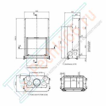 Каминная топка Forma 75 (MCZ)