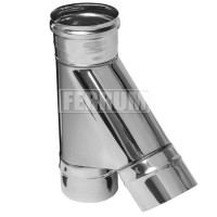 Тройник 45° (НЕРЖ-430/0,5) d-150 (Ferrum GS) Тройник 45° (НЕРЖ-430/0,5) d-150 (Ferrum GS)