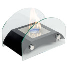 Биокамин настольный мост M, чёрный (LuxFire) Биокамин настольный мост M, чёрный (LuxFire)