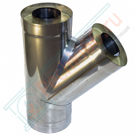 Сэндвич-тройник 135° (НЕРЖ-439/1,0-ОЦИНК/0,5) d-160/220 (УМК)