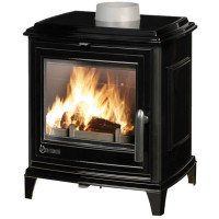 Печь-камин SEDAN S черная эмаль (INVICTA)