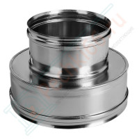 Переход термо-моно (НЕРЖ-321/0,5-НЕРЖ-439/0,5) d-200/280 (Дымок-Lux)