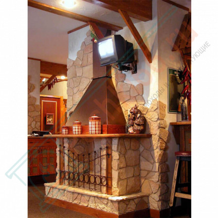 Плитка прямая Шамот Хаос (0.84 м2 в коробке) (Терракот)