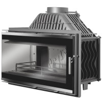 Чугунная топка W16 LB, с левым стеклом 14.7 kW (Kaw-Met)