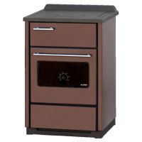 Отопительно-варочная плита CALOREX 60 N, коричневая (Plamen) 8 кВт