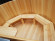 Японская баня Фурако круглая с внутренней печкой 150х150х120 (НКЗ) в Перми