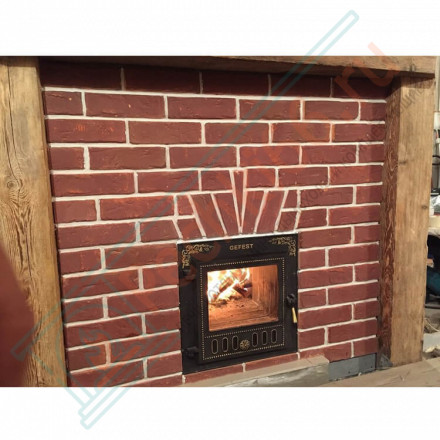 Плитка прямая Скол дерева Макси (0.8 м2 в коробке) (Терракот)