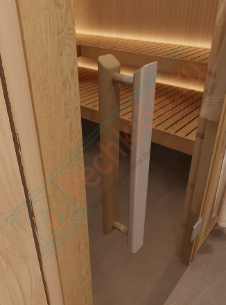 Стеклянная дверь для сауны и бани "Фаворит прозрачное бесцветное" 1900х700 по коробке (DoorWood)