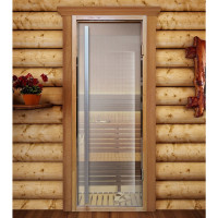 Стеклянная дверь Престиж Flash Royal прозрачная, 2000х800 (DoorWood)