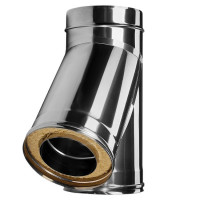 Тройник 45° с изол (НЕРЖ-321/0,8-НЕРЖ-439/0,5) d-180/260 (Дымок-Lux) Тройник 45° с изол (НЕРЖ-321/0,8-НЕРЖ-439/0,5) d-180/260 (Дымок-Lux)