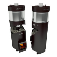 Банная печь Aurora 160 Trio short black (Grill’D)